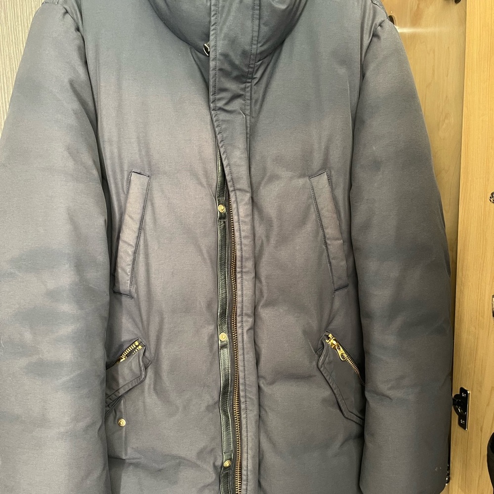 EDWARD 2-in-1 down parka with hooded bib and natural fur